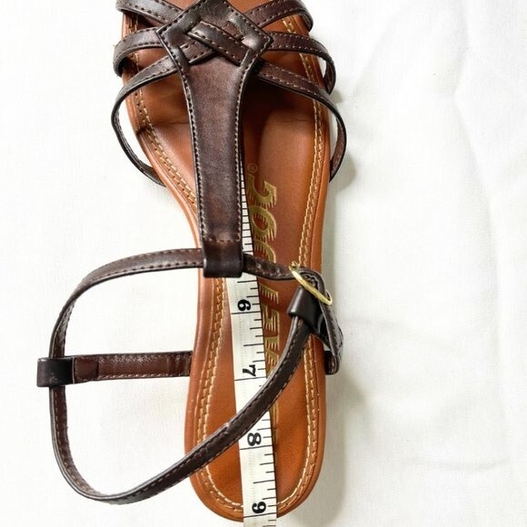 Rocket Dog Leather Cork Wedge Sandals - Picture 4 of 13